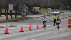 Finishing up the south loop of the St. Albert 10 Miler