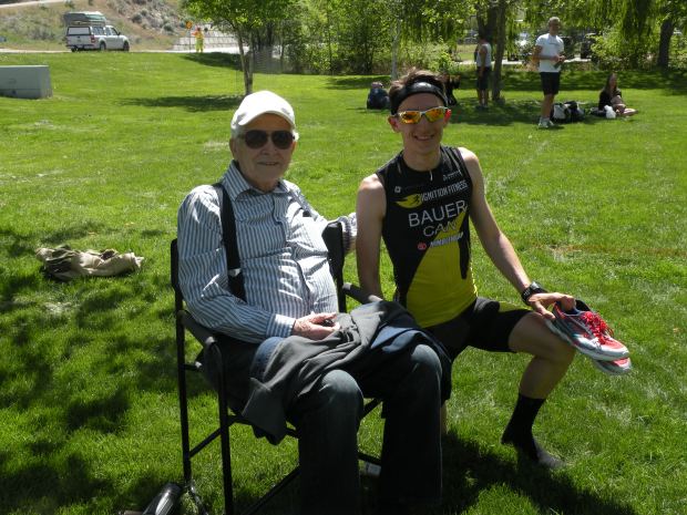 Great to share this race with my Papa, who took a road trip of his own to support me!